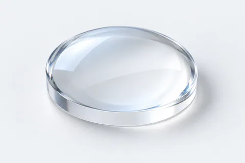 Illustrative single plano-convex lens representing the Optical Lenses family