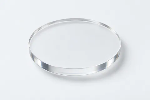 Illustrative single calcium fluoride optical window