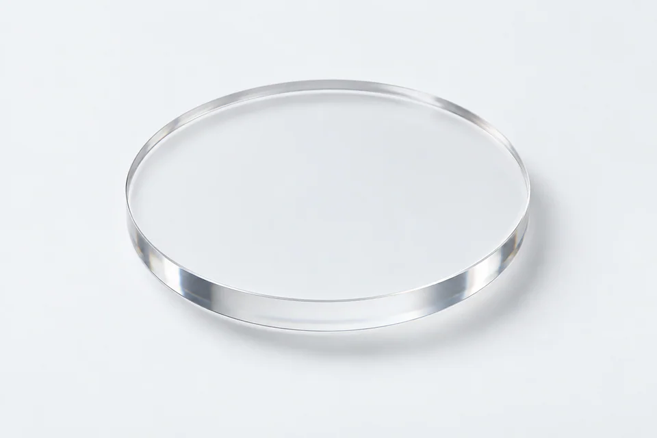 Illustrative single calcium fluoride optical window