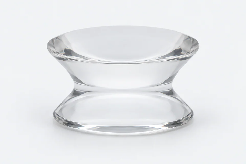 Illustrative single double-concave lens