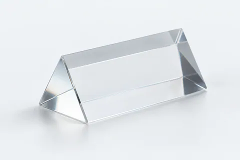 Illustrative single equilateral prism