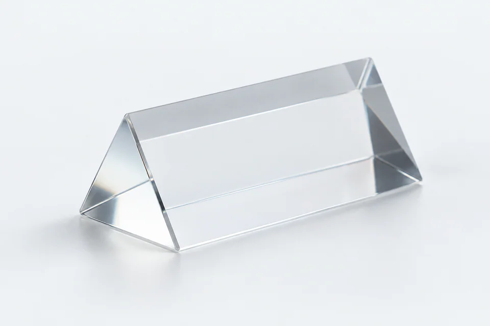 Illustrative single equilateral prism
