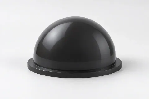 Illustrative single infrared optical dome