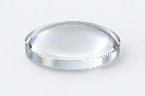 Illustrative single laser focusing lens