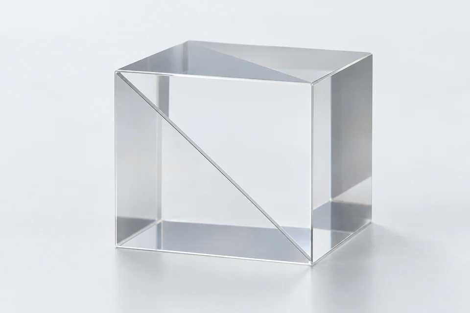 Illustrative single non-polarizing beam splitter cube