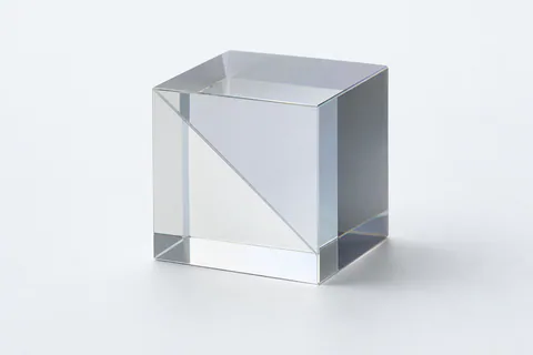 Illustrative single polarizing beam splitter cube