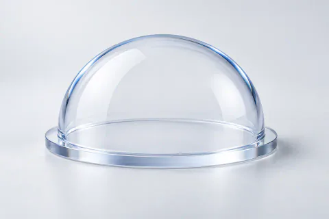 Illustrative single sapphire dome