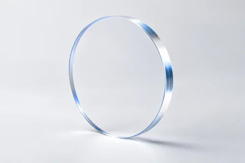 Illustrative single sapphire optical window