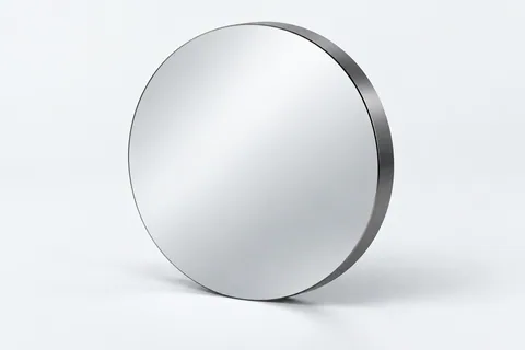Illustrative single silver mirror