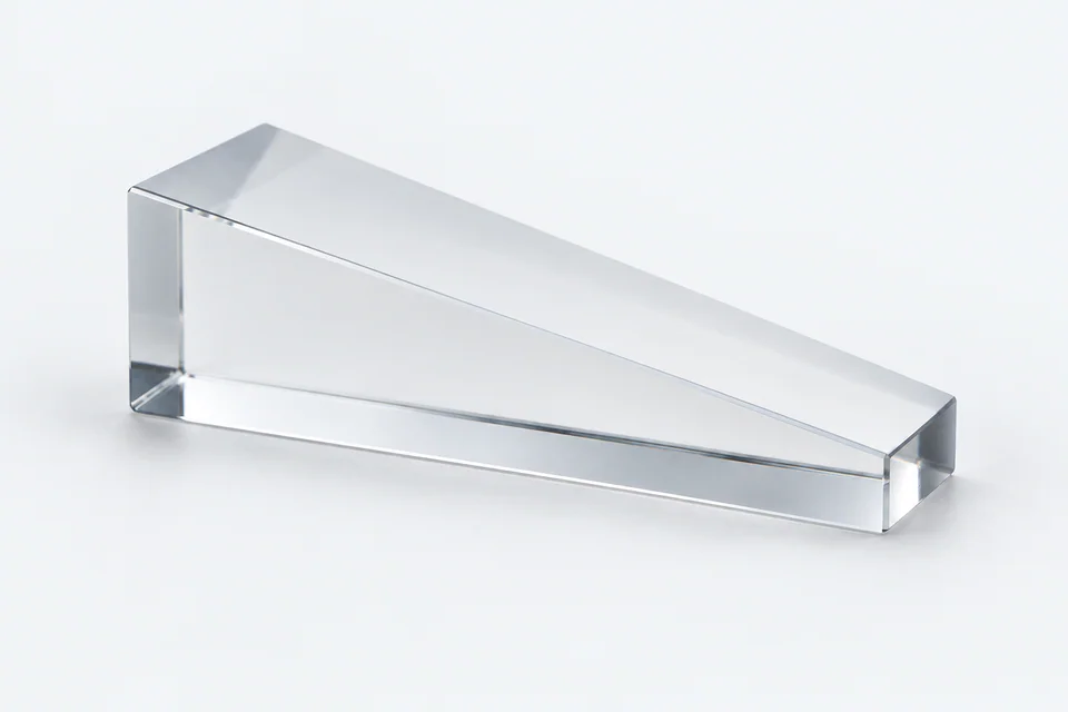 Illustrative single optical wedge prism