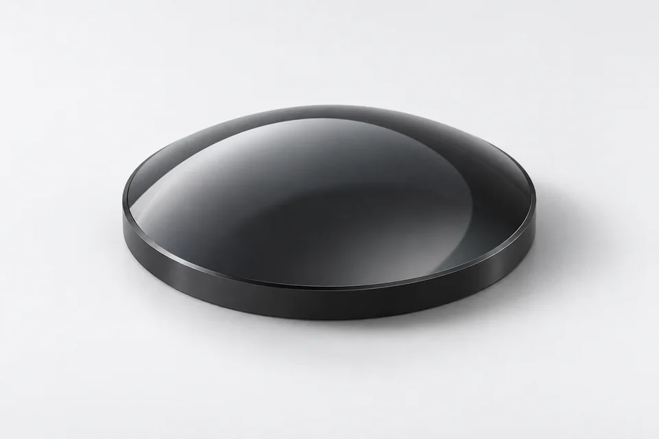 Illustrative single infrared aspheric lens