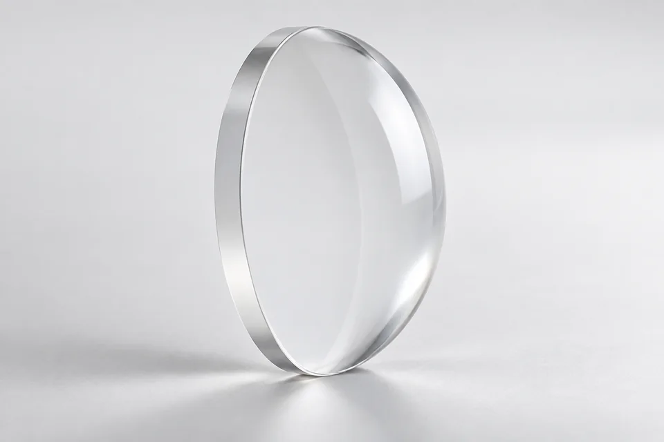 Illustrative single plano-convex lens